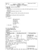 giáo án hoá học lớp 8 tuần 25 