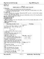 giáo án đại số 8  tuần 16 