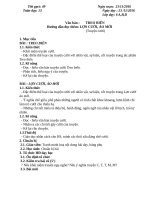 giáo án ngữ văn lớp 6   tuần 13 