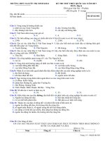 ĐỀ THI THỬ THPT QUỐC GIA 2017 MÔN ĐỊA LÍ THPT MINH KHAI HÀ TĨNH MÃ ĐỀ : 002