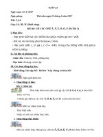 Giáo án tin học lớp 3 theo VNEN tuần 23 