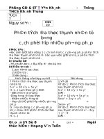 giáo án đại số 8  tuần 7 