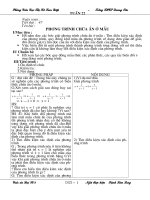 giáo án đại số 8  tuần 22 