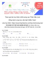 [Đề số 5][THPT QG][Thầy Hiếu Live]