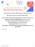 [Đề số 0][THPT QG][Thầy Hiếu Live]