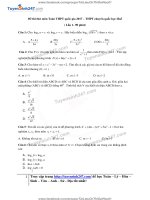 23  TS247 DT de thi thu thpt qg mon toan truong thpt chuyen quoc hoc hue lan 1 nam 2017 co loi giai chi tiet  9158 1485163834 