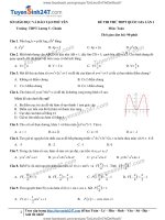 78TS247 DT de thi thu thpt qg mon toan truong thpt chuyen luong van chanh phu yen nam 2017 co loi giai chi tiet  10470 1494838428 