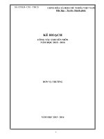 Kế hoạch công tác chuyên môn năm học 2015   2016 (3) 