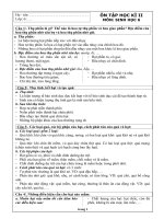 De cuong on tap HKII Sinh hoc 6 2013  2014