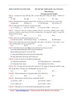 thpt chuyen nguyen trai hai duong mon hoa hoc lan 1 nam 2017 file word co loi giai 