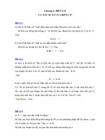 Lý thuyết xác suất và thống kê toán  giải bài tập chương 1 sbt 