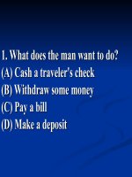 Questions for PRACTICE TEST 1