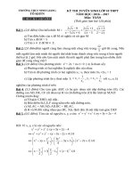 De luyen thi vao 10 MÔN TOÁN DE 11 