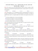 de thi thu thptqg mon hoa lan 1 truong thpt van lam hung yen file word co loi giai 