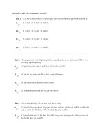 3 DỊCH mã và điều hòa HOẠT ĐỘNG GEN đề 