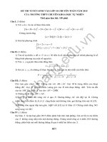 De  thi vào thpt chuyên toán  năm 2015 