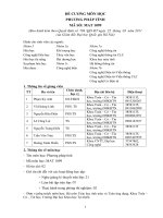 784 decuong ban hanh de cuong mon hoc phuong phap tinh MS MAT 1099 