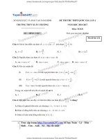 35  TS247 DT de thi thu thpt qg mon toan truong thpt xuan truong nam dinh lan 1 nam 2017 co loi giai chi tiet  9324 1488183184 