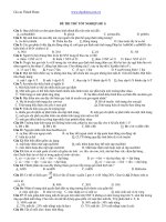 Ôn thi tốt nghiệp THPT SInh học lớp 12 năm 2014