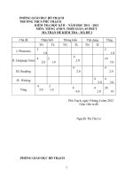 Đề thi học kì 2 tiếng anh lớp 9 