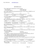 Đề thi thử ôn thi thpt qg năm 2018 môn sinh lần 27 