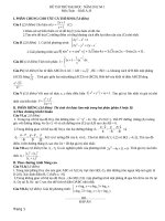 đề thi thử đại học môn toán