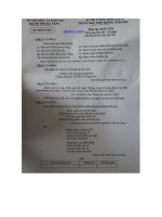 Đề thi tuyển sinh vào 10 thpt môn văn Đà Năng 2016 