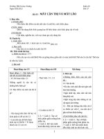 Giáo án vật lý 9 tiết  57 58 tuan 29 