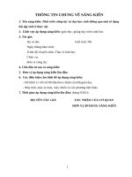 Phát triển năng lực tư duy học sinh thông qua một số dạng bài tập sinh lí thực vật