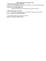 Biên bản SHCM theo môi hình VNEN 