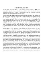 bải kiểm tra hết môn hành vi tổ chức về tính cách cá nhân 