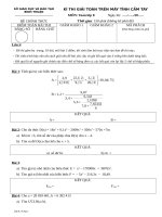 Đề thi HSG Toán CASIO lớp 8 cấp huyện