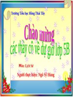 BÀI GIẢNG VƯỢT QUA TÌNH THẾ HIỂM NGHÈO