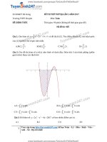 56TS247 DT de thi thu thpt qg mon toan truong thpt chuyen ha giang ha giang lan 1 nam 2017 co loi giai chi tiet  9301 1492834147 
