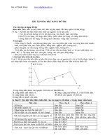 Phương pháp giải bài toán đồ thi hay ôn thi thpt quốc gia môn Hoá