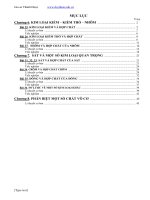 Lý thuyết và bài tập hoá 12 học kì 2 ôn thi thpt quốc gia môn Hoá