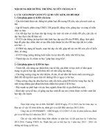 NỘI DUNG bồi DƯỠNG THƯỜNG XUYÊN THÁNG 8 