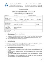 CÔNG NGHỆ PHẦN mềm NÂNG CAO 