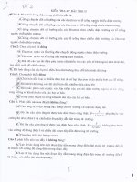 ĐỀ KIỂM TRA VẬT LÍ 11 NÂNG CAO