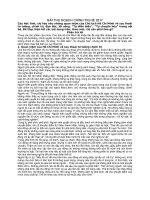 BÀI THU HOẠCH CHÍNH TRỊ hè 2017 