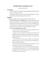 HƯỚNG dẫn làm TIỂU LUẬN (1) 