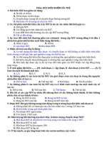 bài tập đột biến NST 