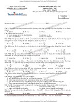 28  TS247 DT de thi thu thpt quoc gia mon vat ly so gddt bac ninh lan 1 nam 2017 co loi giai chi tiet  8958 1487666420 