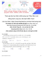 [Đề số 32][THPT QG][Thầy Hiếu Live]