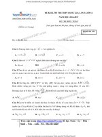 32  TS247 DT de thi thu thpt qg mon toan truong thpt chuyen vinh phuc vinh phuc lan 3 nam 2017 co loi giai chi tiet  9291 1487640722 