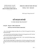 Bản kế hoạch MHX   2017 