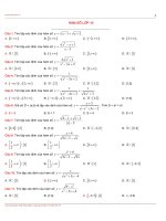 Bai tap chuyen de ham so co dap an 