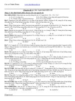 Ôn thi đại học hoá, chuyên đề hoá vô cơ