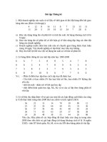 Nguyên lý thống kê kinh tếbai tap chuong2+3 