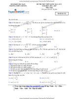 15  TS247 DT de thi thu thpt qg mon toan truong thpt chuyen bac kan lan 1 nam 2017 co loi giai chi tiet  9081 1484795541 